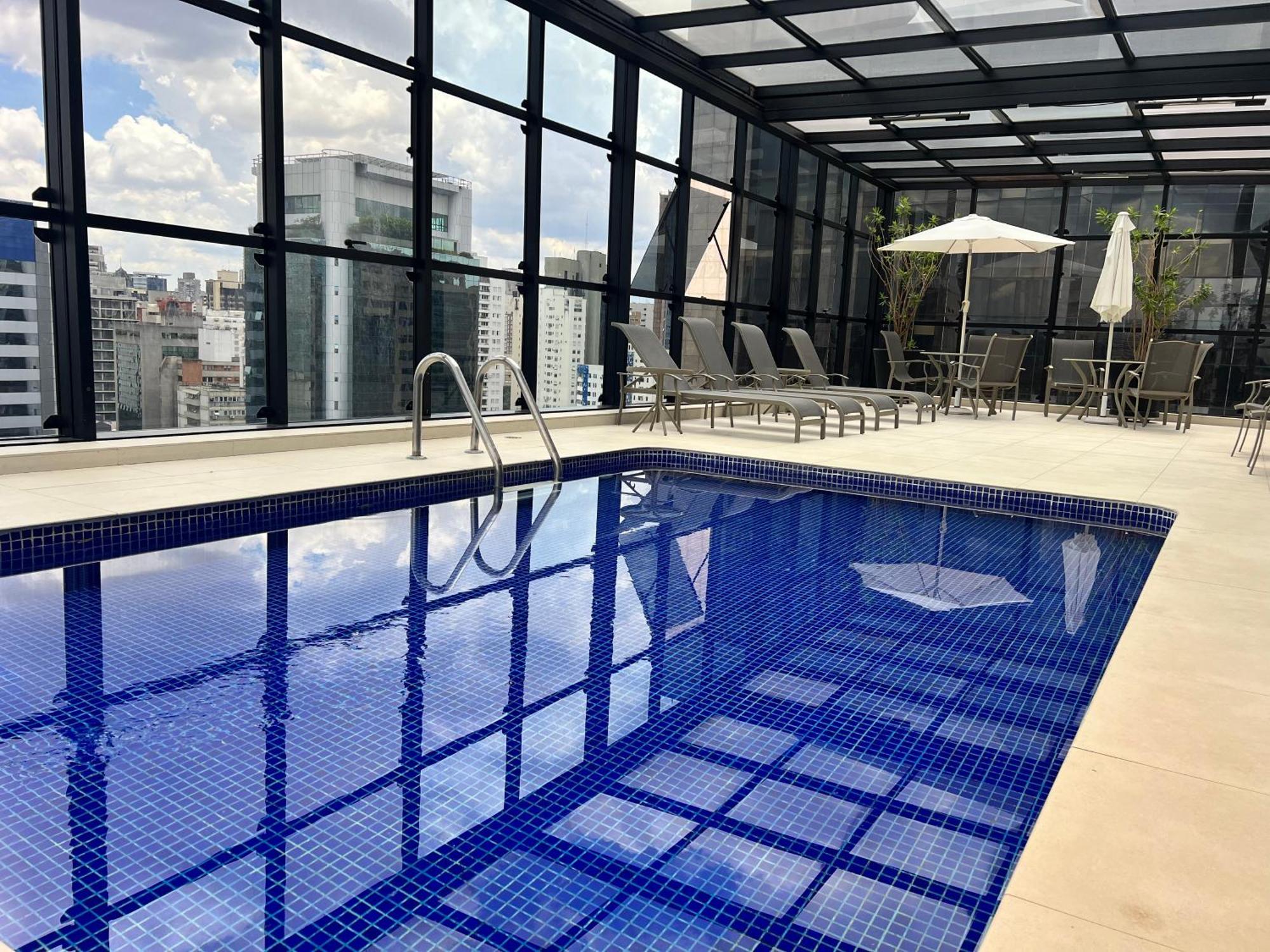 Flat-Hotel Faria Lima Itaim Sao Paulo, Garagem Inclusa ! Luaran gambar